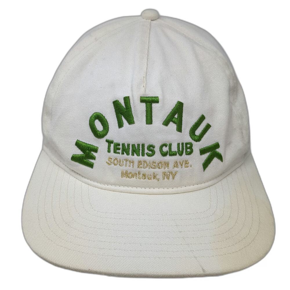 Coney Island Picnic 5 Panel White Hat One Size Snapback Montauk Tennis Club